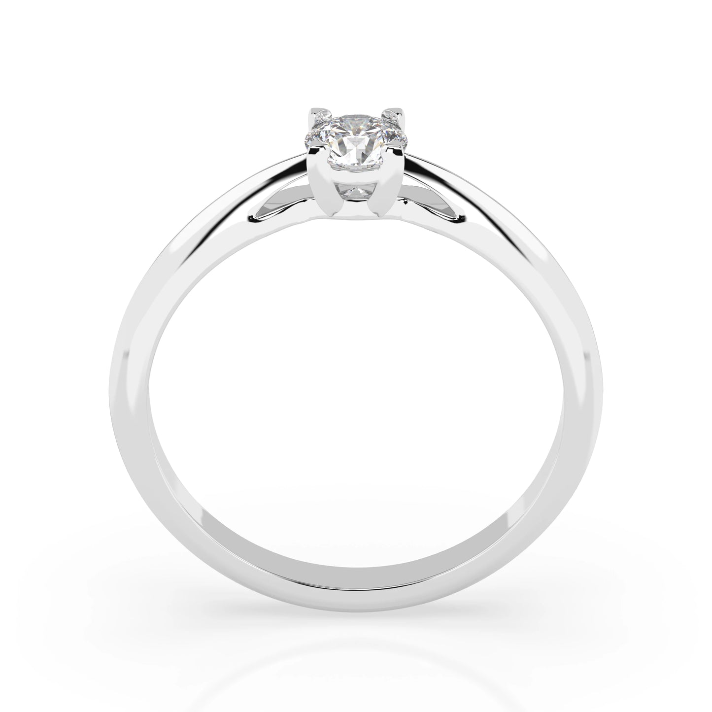 Solitaire Ring (Round), 0.3 ct — 101-10190(0.30)RN