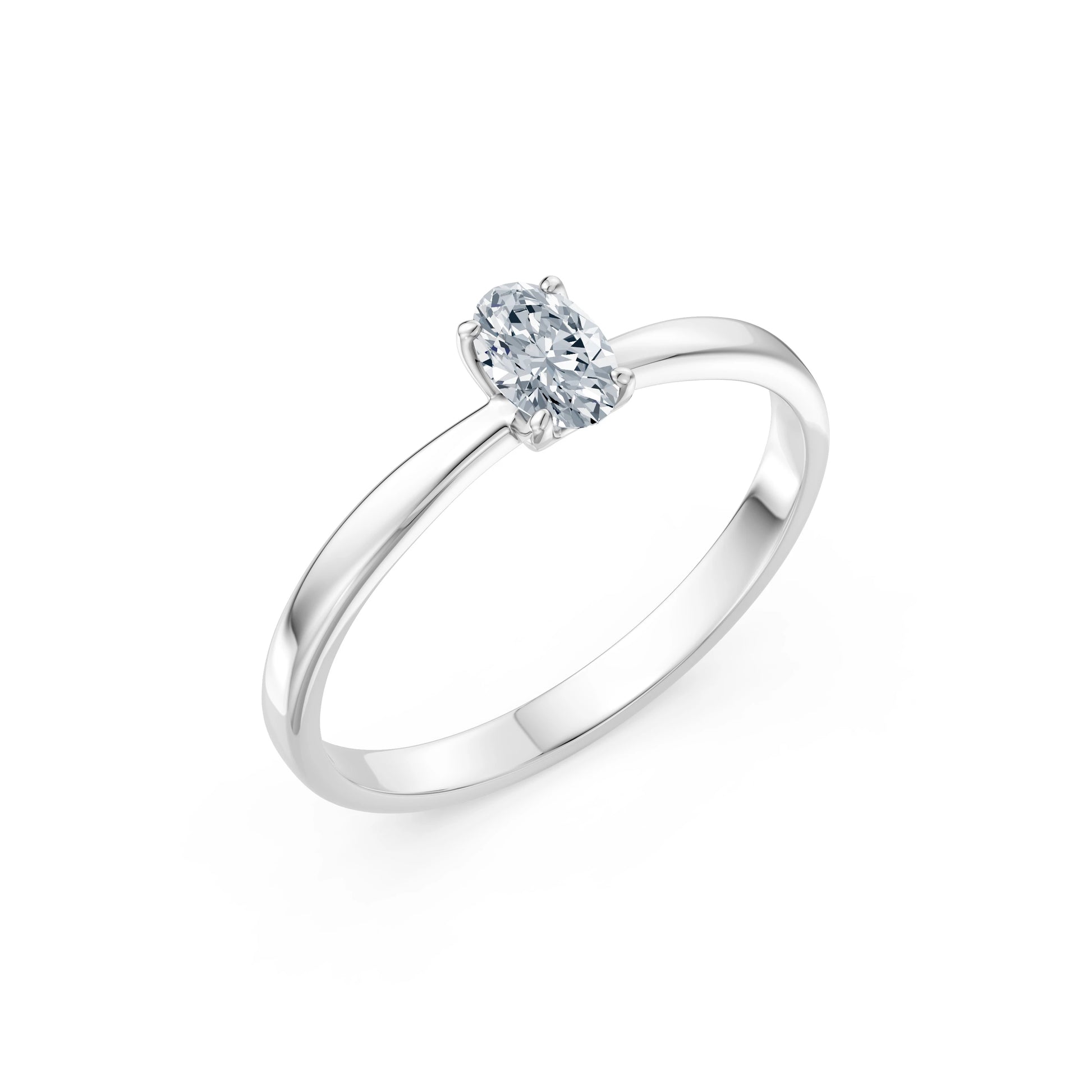 Solitaire Ring, 0.3 ct — 101-10194(0.30)OV