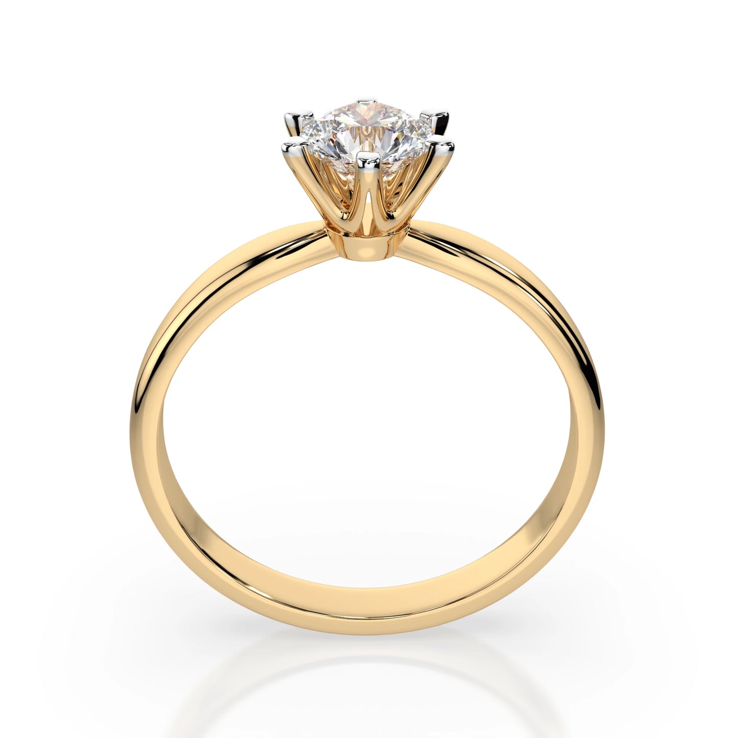 Solitaire Ring (Round), 0.5 ct — 101-10040(5.1)