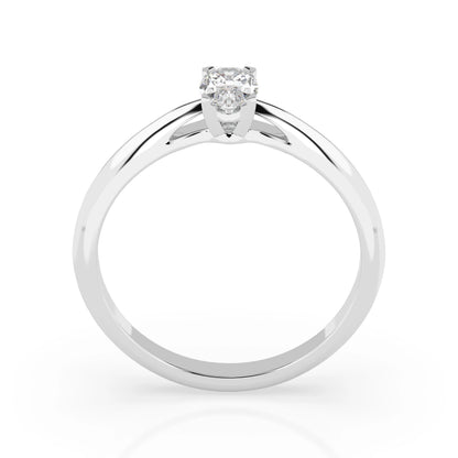 Solitaire Ring (Oval), 0.3 ct — 101-10190(0.30)OV