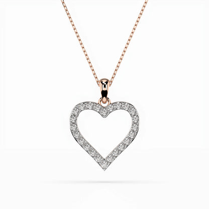 Minimalism Necklace (Round), 0.31 ct — 104-10060
