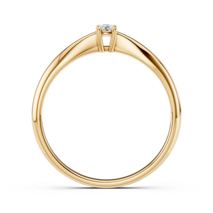 Solitaire Ring (Round), 0.06 ct — 101-10021(2.5)