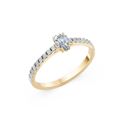 Solitaire Eternity Ring, 0.3 ct — 101-10191(0.30)PAR