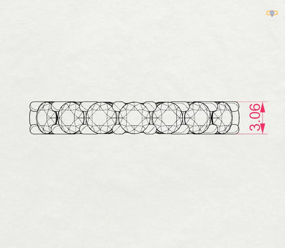Eternity Ring (Round), 0.7 ct — 101-10098(3.0)