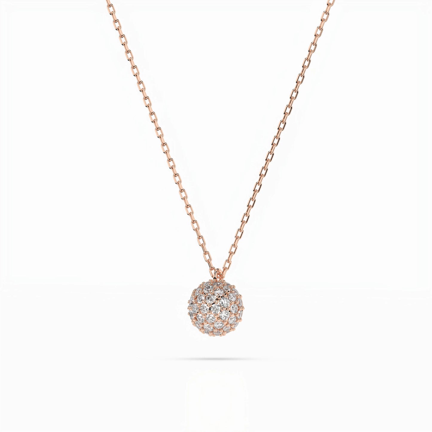 Illusion Necklace (Round), 0.23 ct — 104-10065