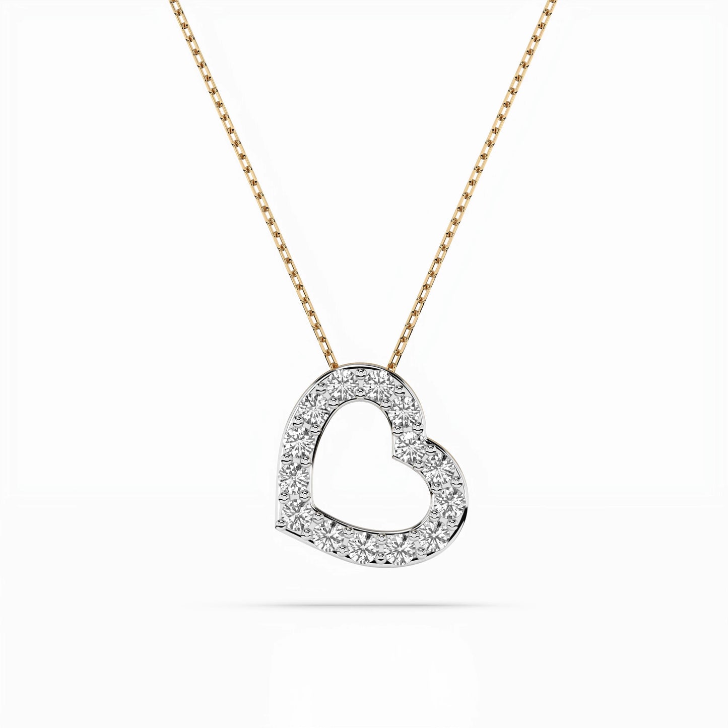 Minimalism Necklace (Round), 0.35 ct — 104-10061