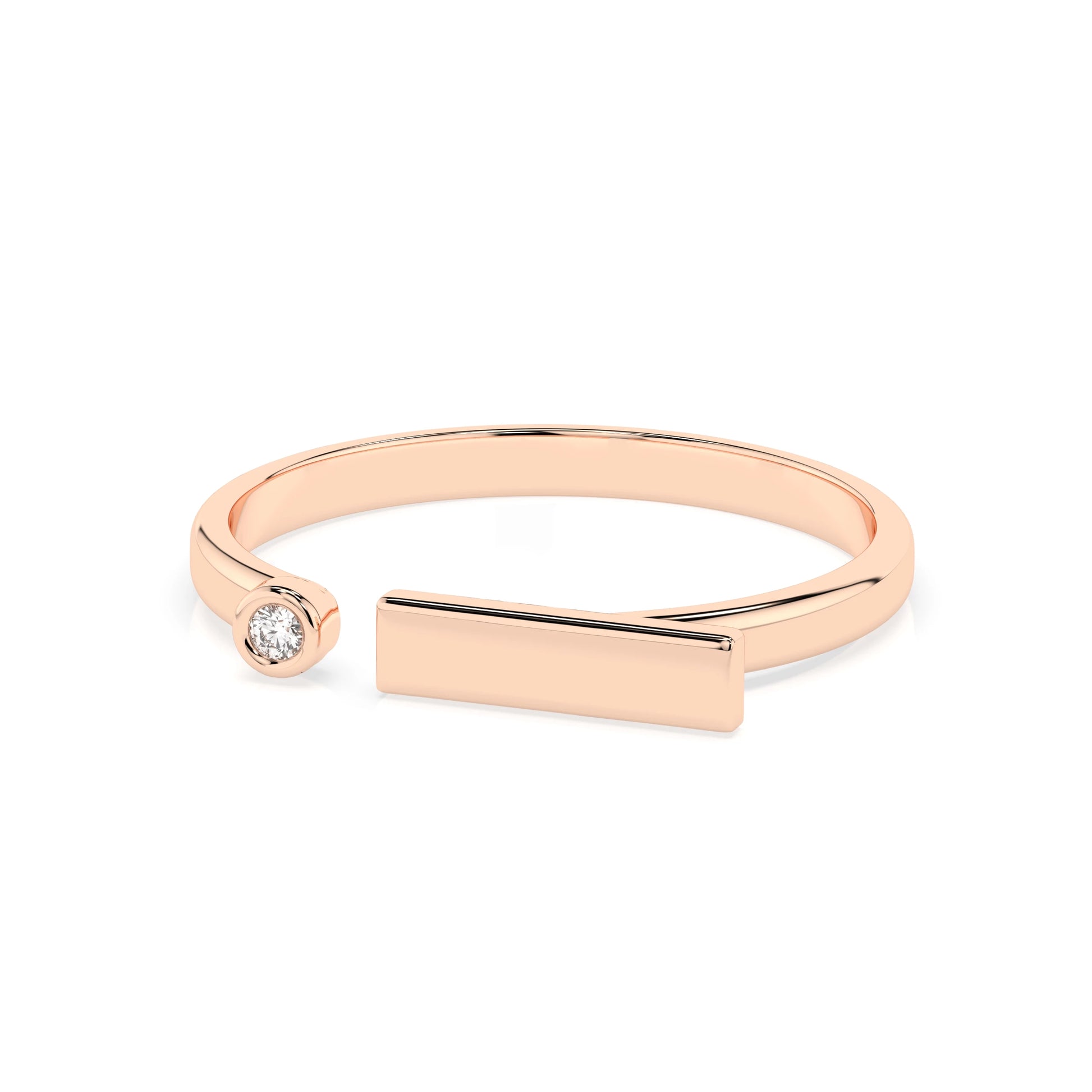 Minimalism Ring (Round), 0.02 ct — 101-10066