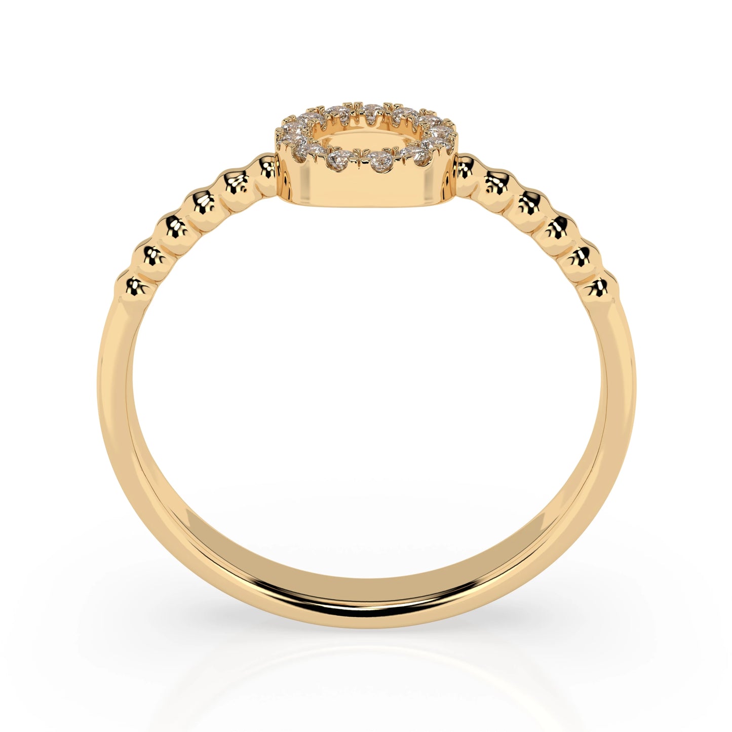 Minimalism Ring (Round), 0.08 ct — 101-10055