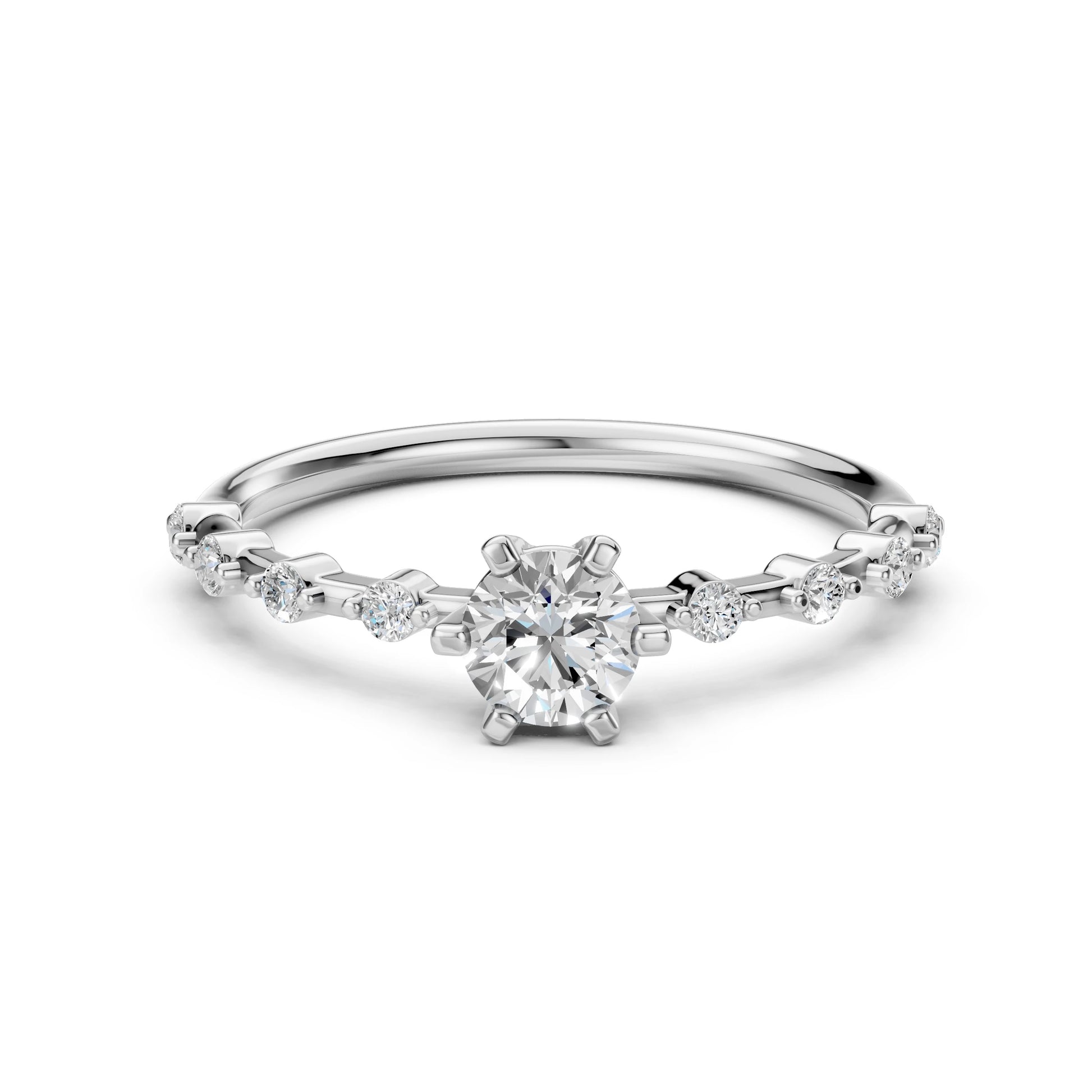 Solitaire Eternity Ring (Round), 0.5 ct — 101-10144(5.1)