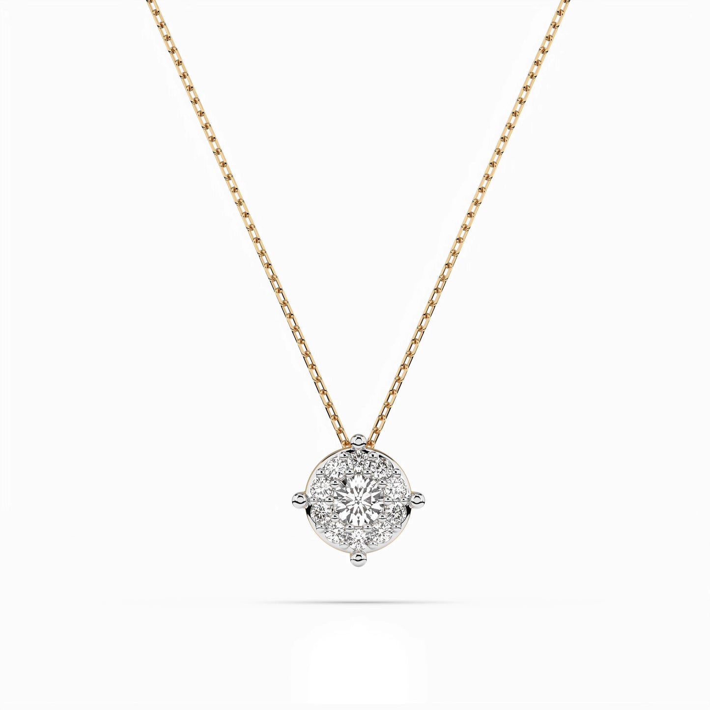 Solitaire Eternity Necklace (Round), 0.06 ct — 104-10001(2.5)