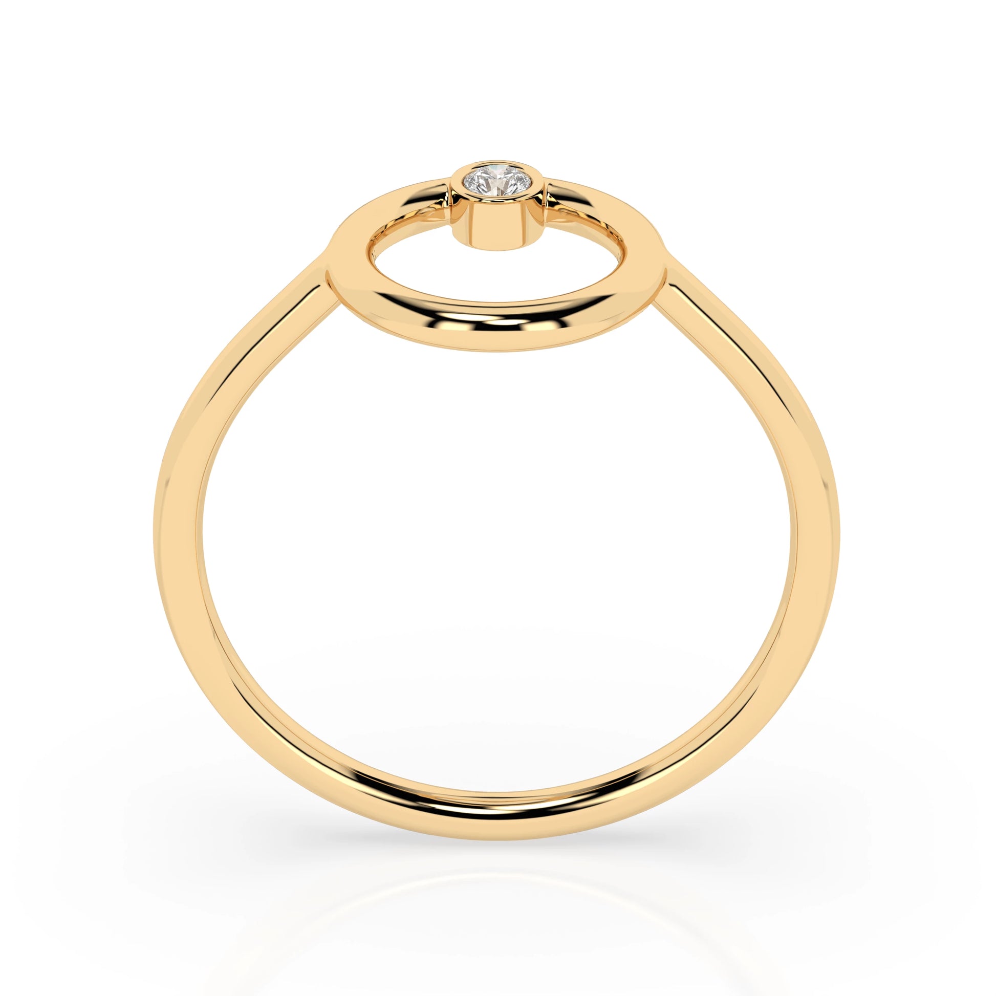 Minimalism Ring (Round), 0.03 ct — 101-10170