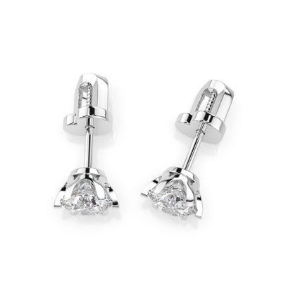 Solitaire Butterfly Earring (Round), 1.0 ct — 102-10040/1(5.1)