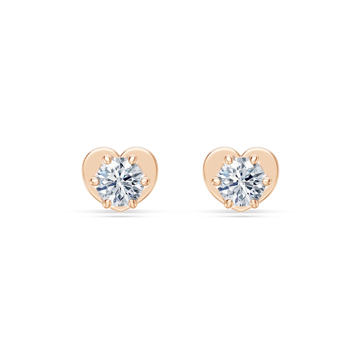 Solitaire Butterfly Earring, 0.2 ct — 102-10040/1(3.0)