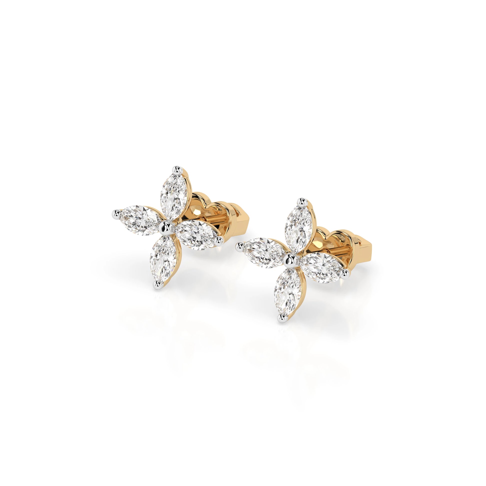 Illusion Earring (Marquise), 0.8 ct — 102-10193V1