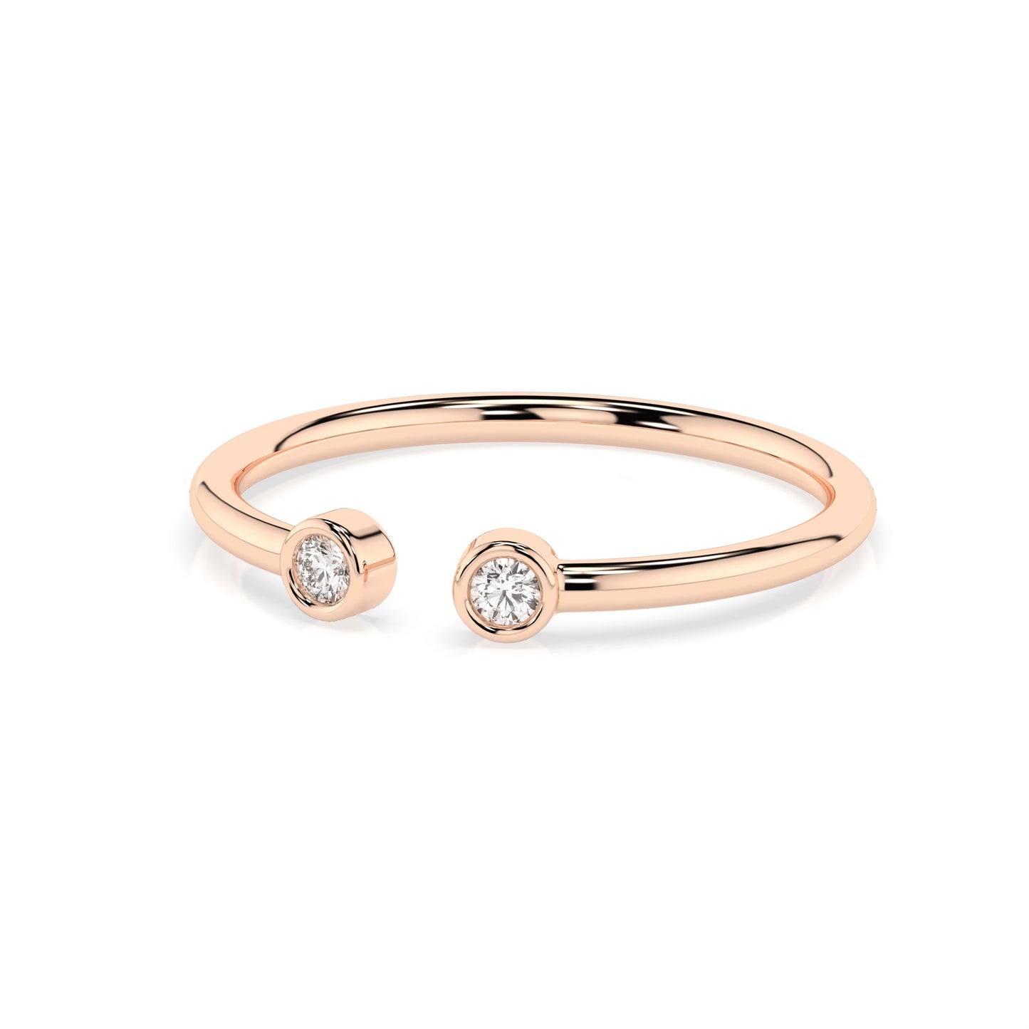 Minimalism Ring (Round), 0.04 ct — 101-10088
