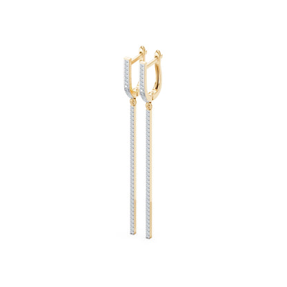 Minimalism Earring, 0.37 ct — 102-10129/4