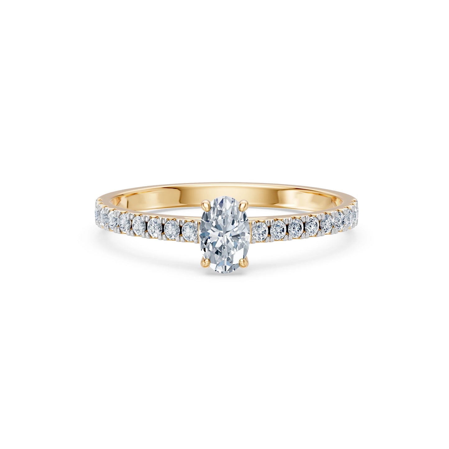 Solitaire Eternity Ring, 0.3 ct — 101-10191(0.30)OV