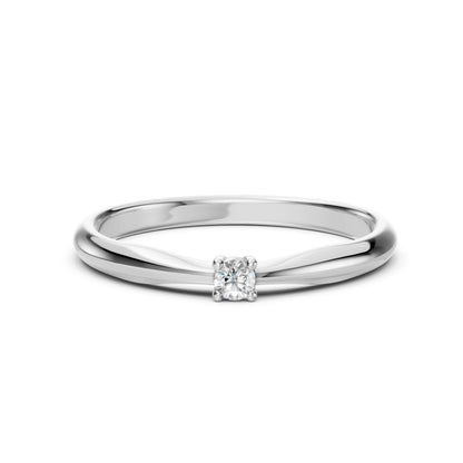 Solitaire Ring (Round), 0.06 ct — 101-10021(2.5)