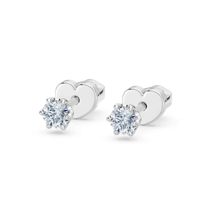 Solitaire Butterfly Earring, 0.3 ct — 102-10040/1(3.4)