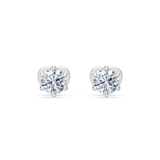 Solitaire Butterfly Earring, 0.5 ct — 102-10040/1(4.0)