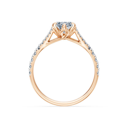 Marquise Lab Grown Diamond Micro Pave Eternity Ring 1.5ct by Qutahia Jewellery