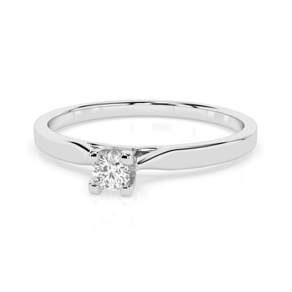 Solitaire Ring (Round), 0.06 ct — 101-10034(2.5)