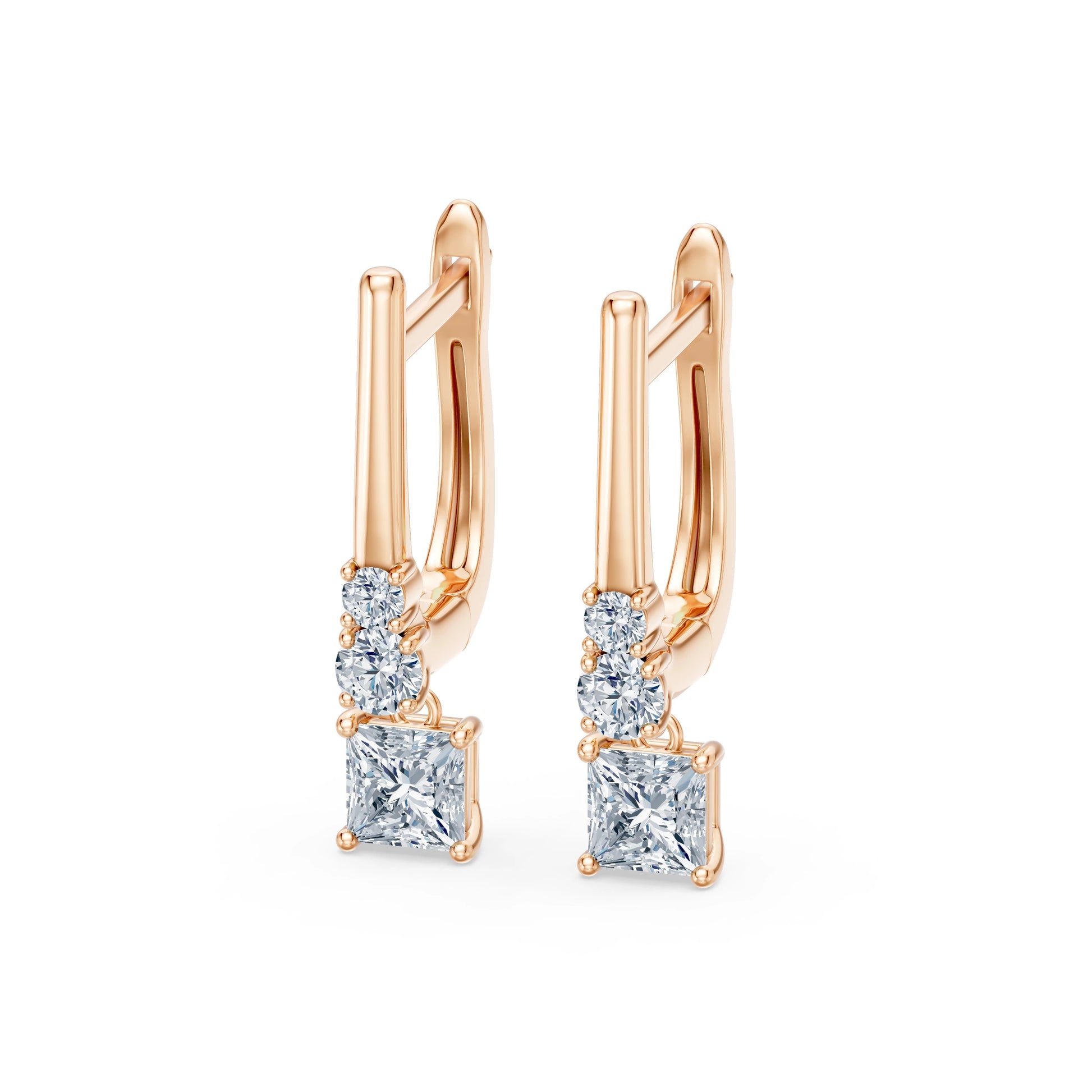 Solitaire Eternity Earring, 0.6 ct — 102-10143(0.30)PR