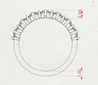 Eternity Ring (Round), 0.42 ct — 101-10147