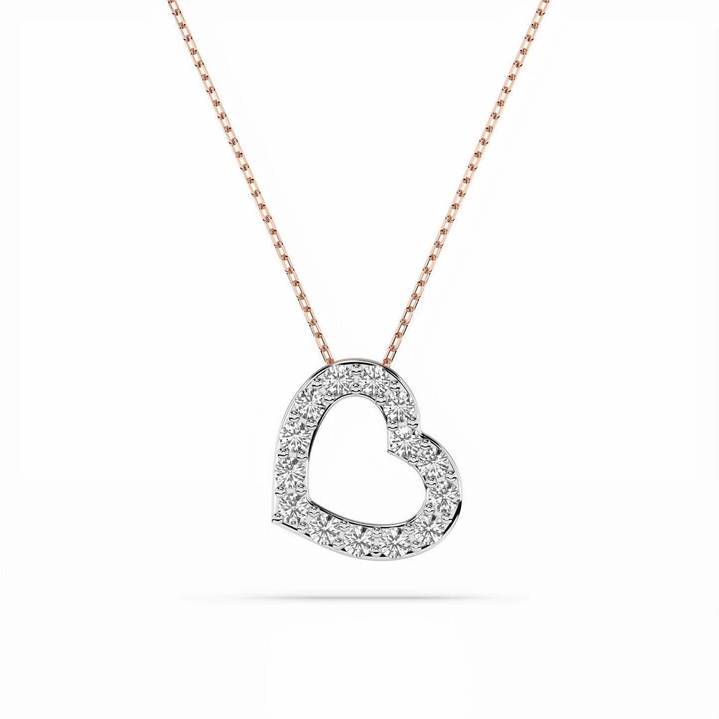 Minimalism Necklace (Round), 0.35 ct — 104-10061