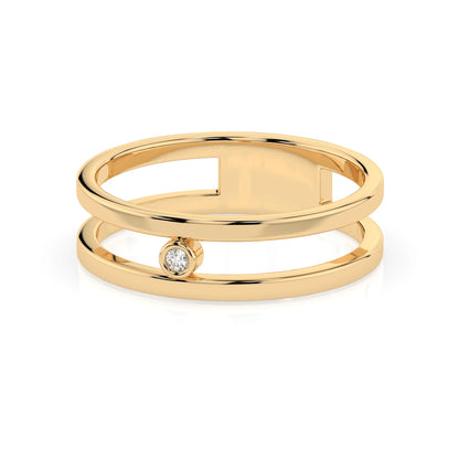 Minimalism Ring (Round), 0.02 ct — 101-10064