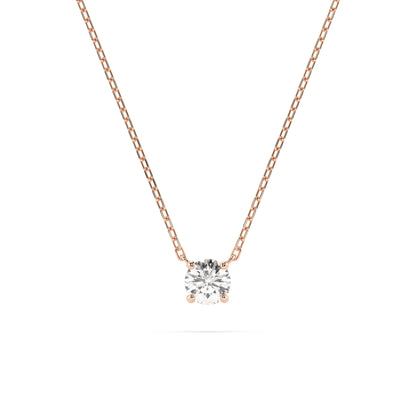 Solitaire Necklace (Round), 0.15 ct — 104-10040(3.4)