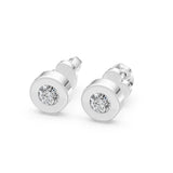 Solitaire Butterfly Earring, 0.4 ct — 102-10050(3.7)