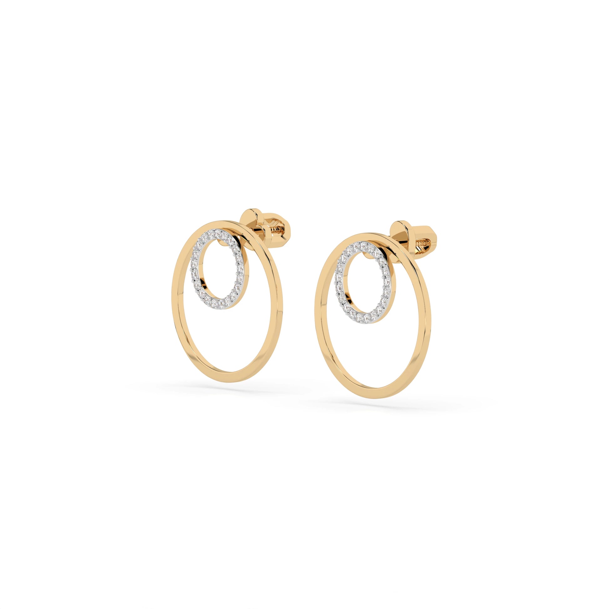 Minimalism Earring (Round), 0.25 ct — 102-10165