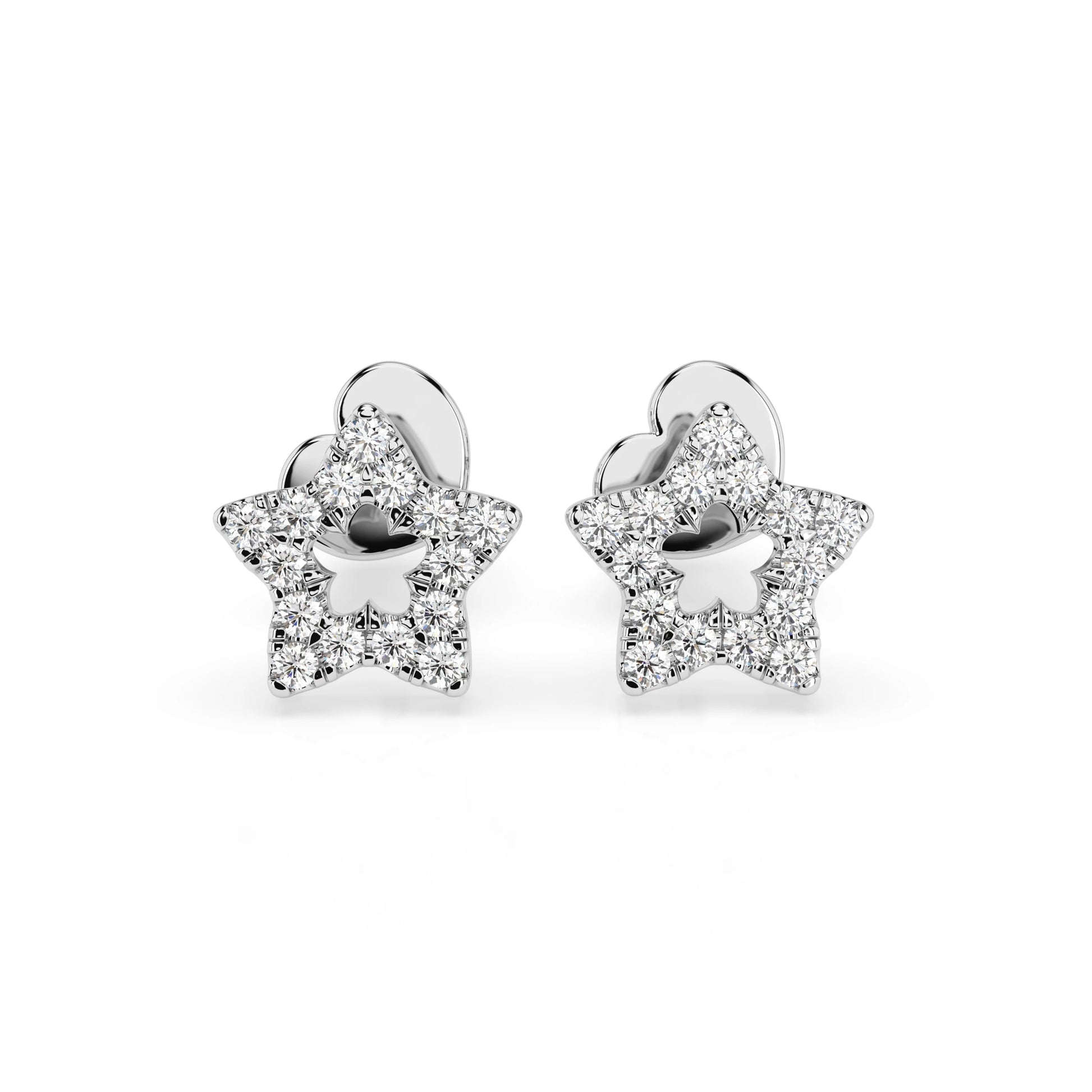 Minimalism Earring (Round), 0.18 ct — 102-10054