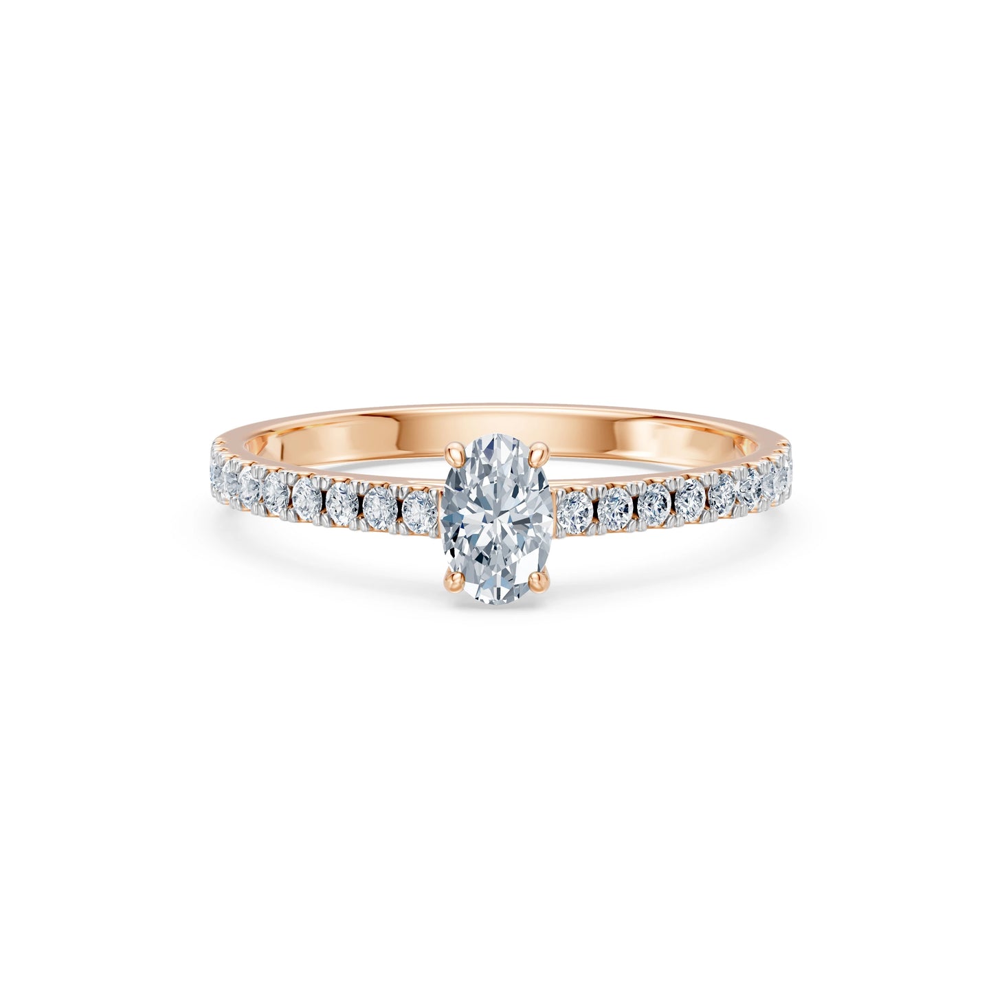 Solitaire Eternity Ring, 0.3 ct — 101-10191(0.30)OV