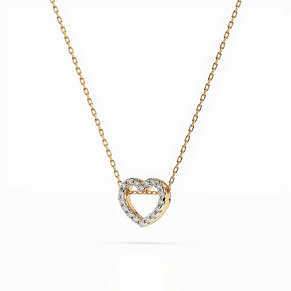 Minimalism Necklace (Round), 0.09 ct — 104-10051