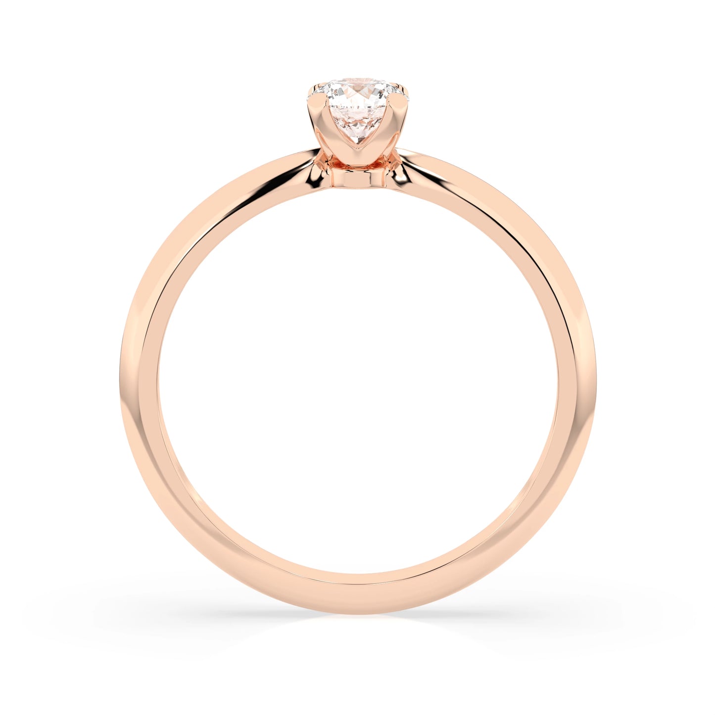 Solitaire Ring (Round), 0.3 ct — 101-10089(4.2)