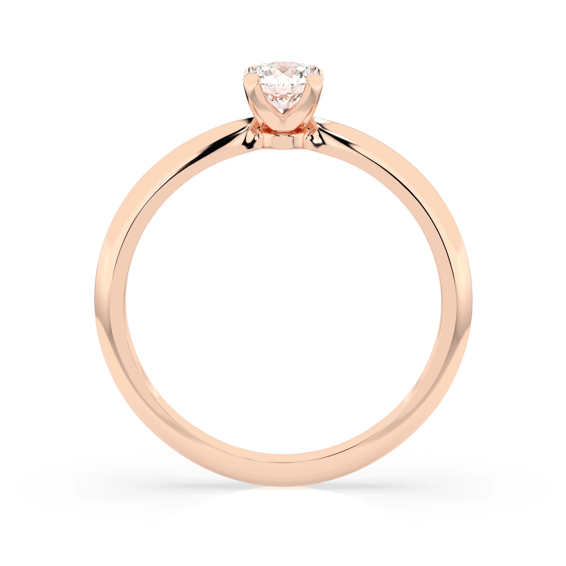 Solitaire Ring (Round), 0.3 ct — 101-10089(4.2)