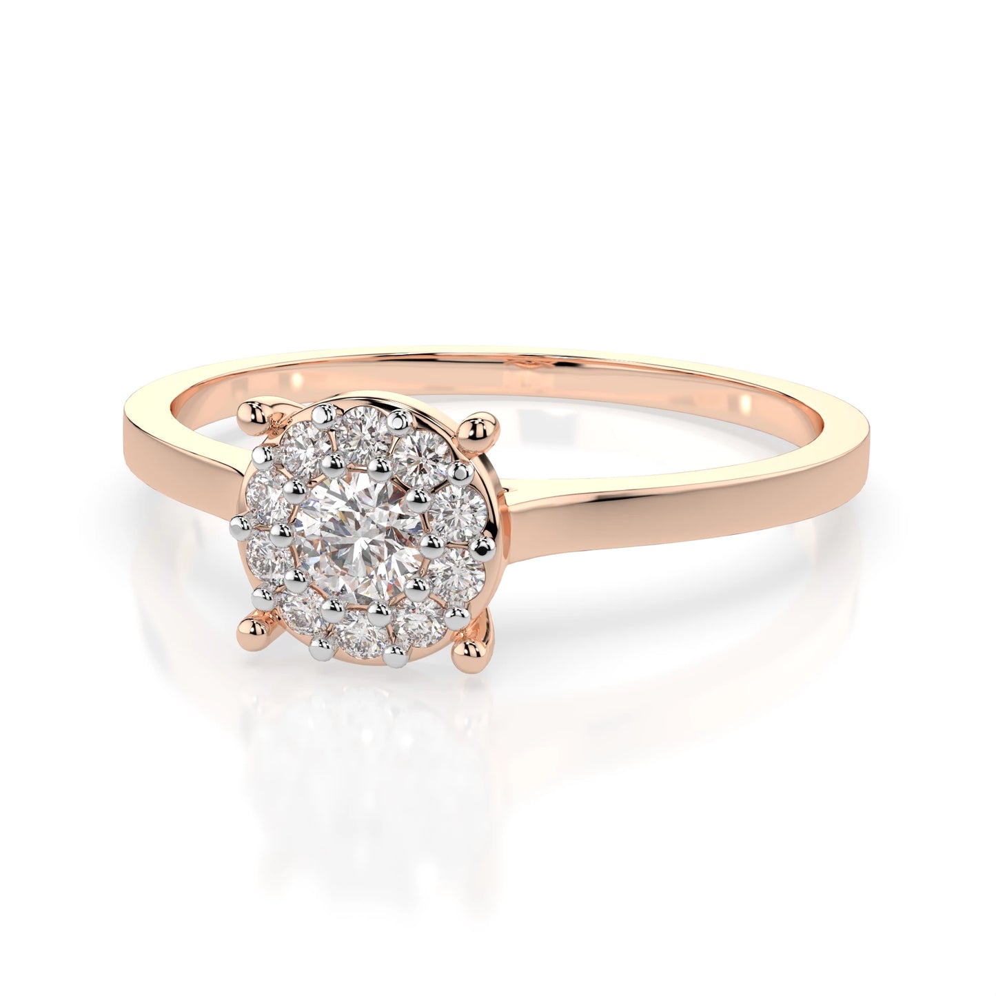 Solitaire Eternity Ring (Round), 0.06 ct — 101-10017/1(2.5)