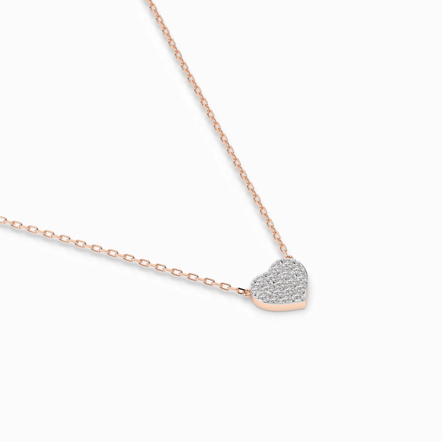 Illusion Necklace (Round), 0.09 ct — 104-10059