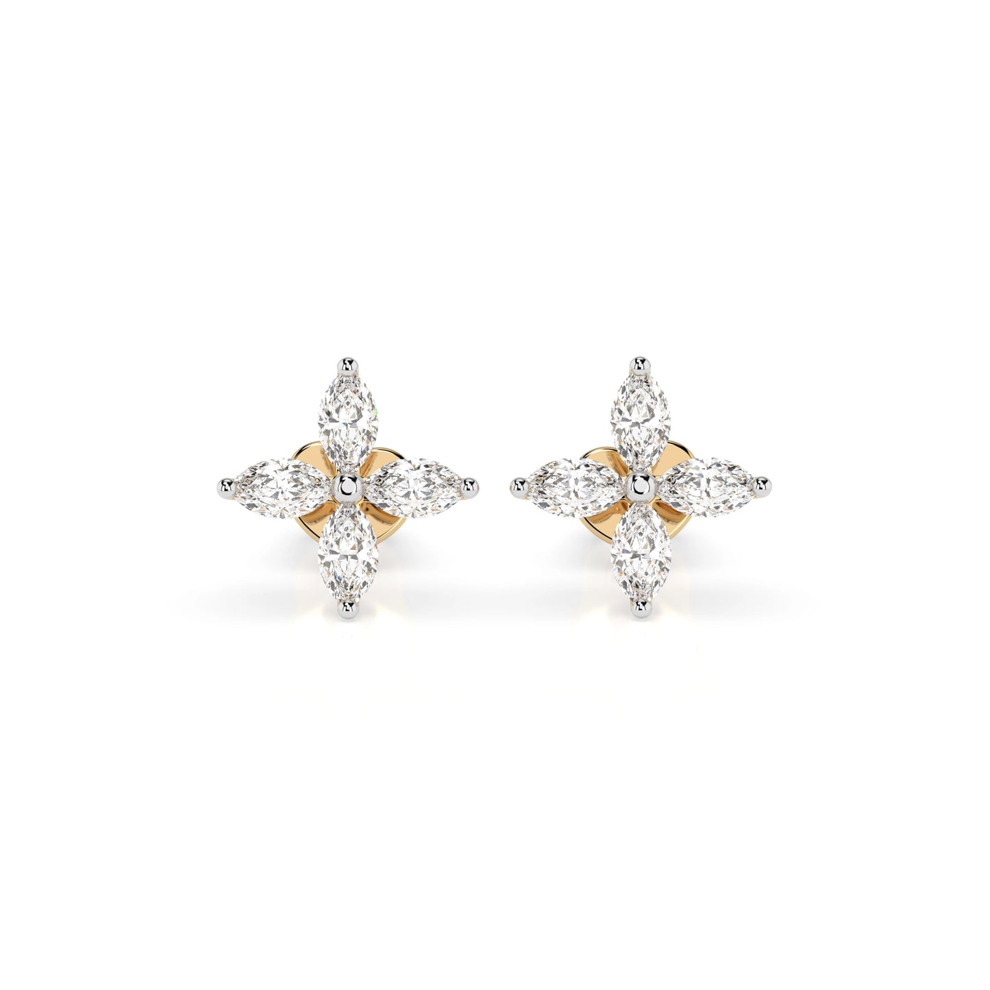 Illusion Earring (Marquise), 0.8 ct — 102-10193V1