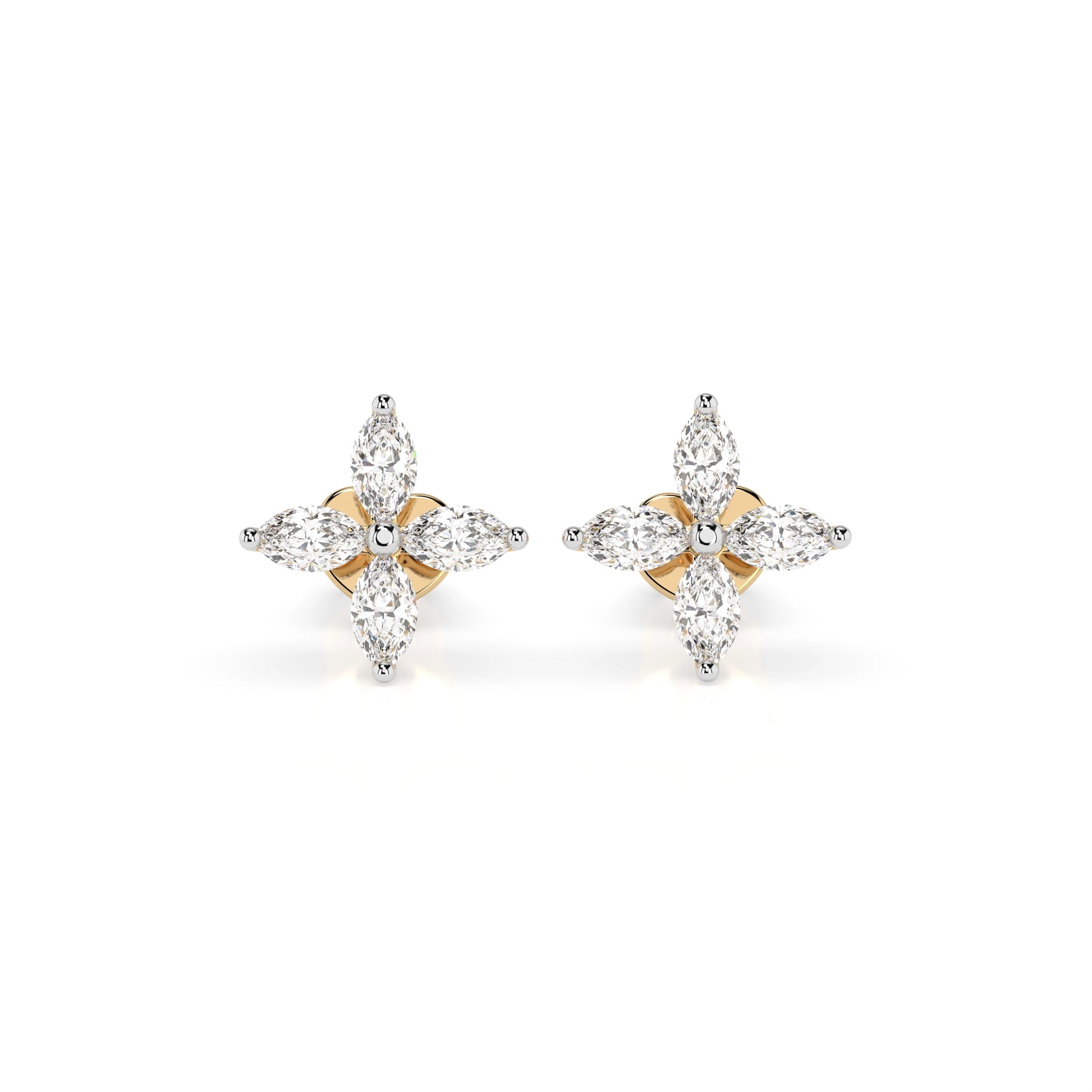 Illusion Earring (Marquise), 0.8 ct — 102-10193V1