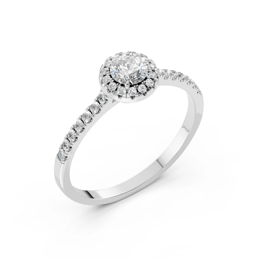 Solitaire Eternity Ring (Round), 0.35 ct — 101-10095(4.5)
