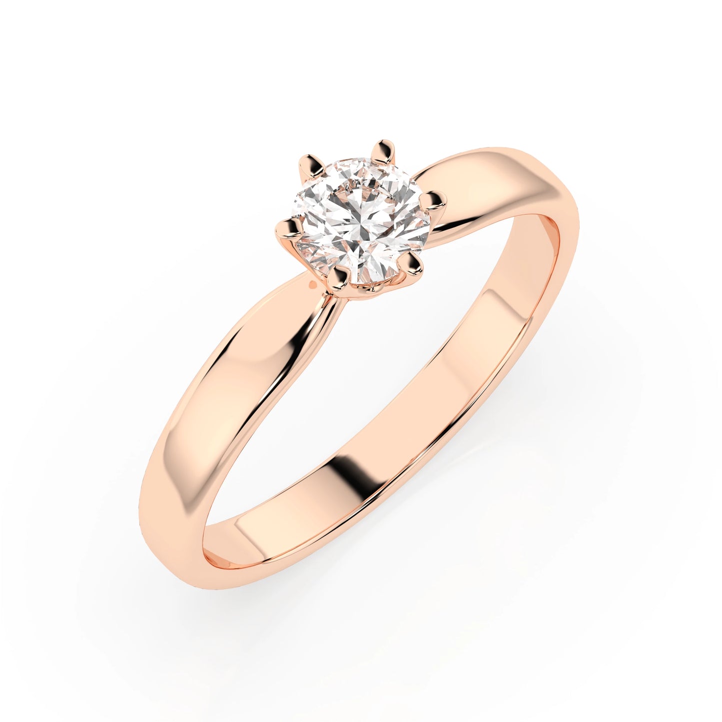 Solitaire Ring (Round), 0.25 ct — 101-10040(4.0)
