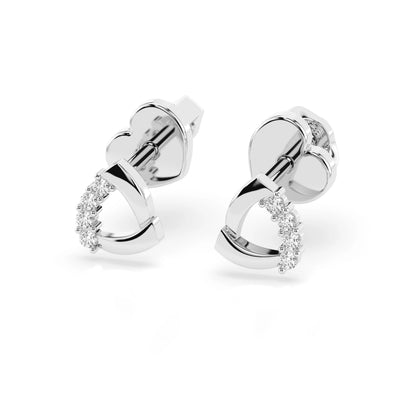 Minimalism Earring (Round), 0.05 ct — 102-10061