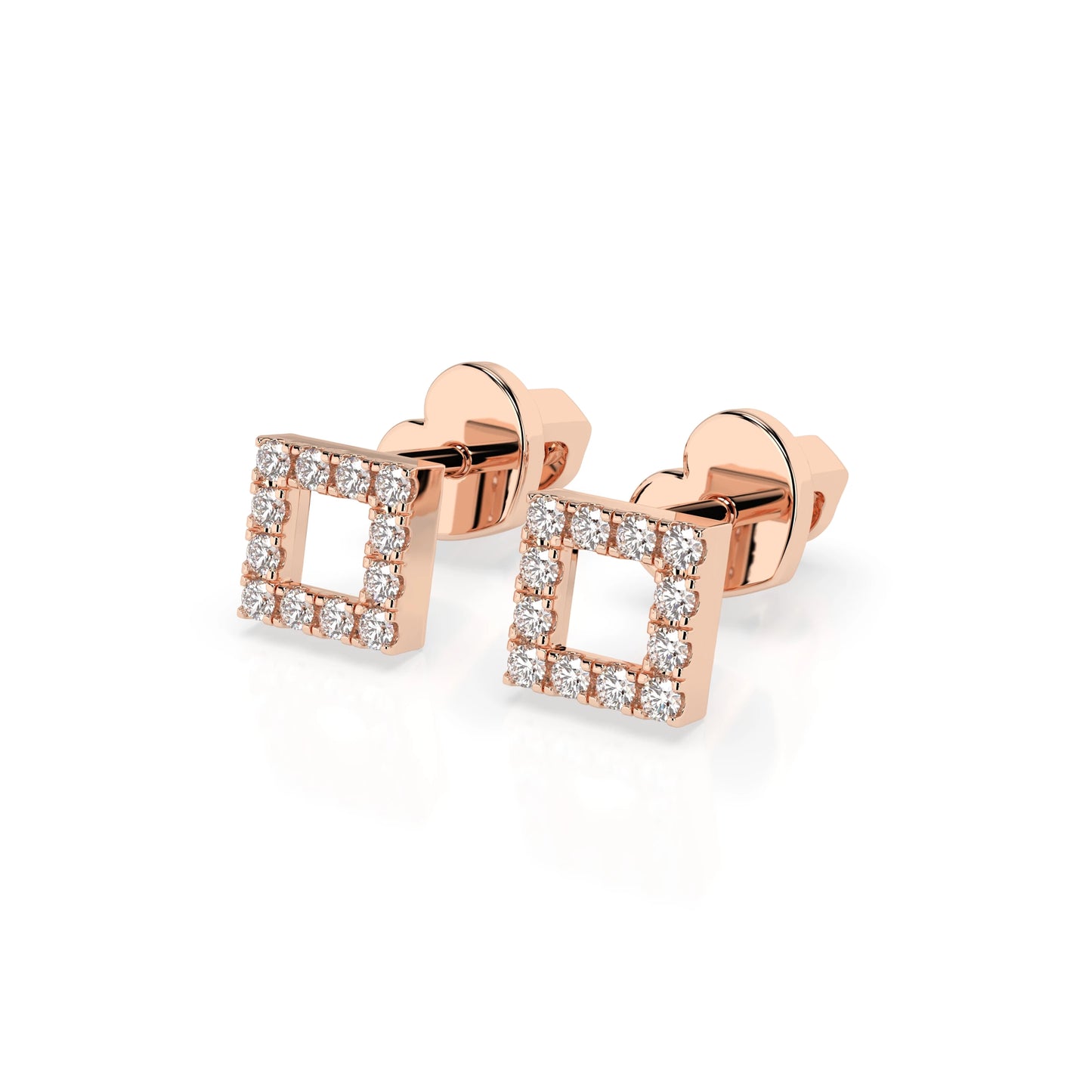 Minimalism Earring (Round), 0.14 ct — 102-10053