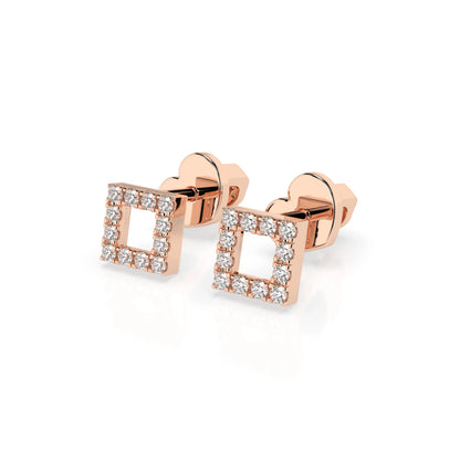 Minimalism Earring (Round), 0.14 ct — 102-10053