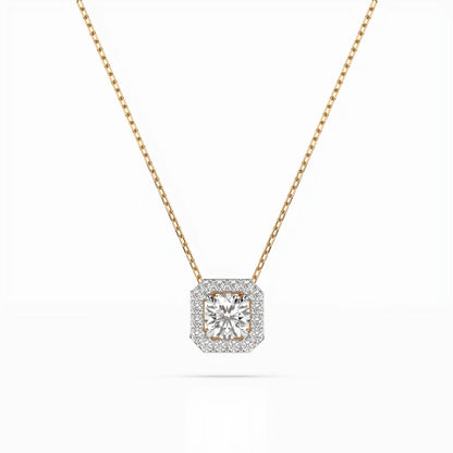 Solitaire Eternity Necklace (Round), 0.2 ct — 104-10042(3.7)