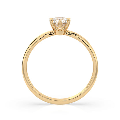Solitaire Ring (Round), 0.25 ct — 101-10040(4.0)