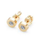 Solitaire Butterfly Earring, 0.4 ct — 102-10050(3.7)